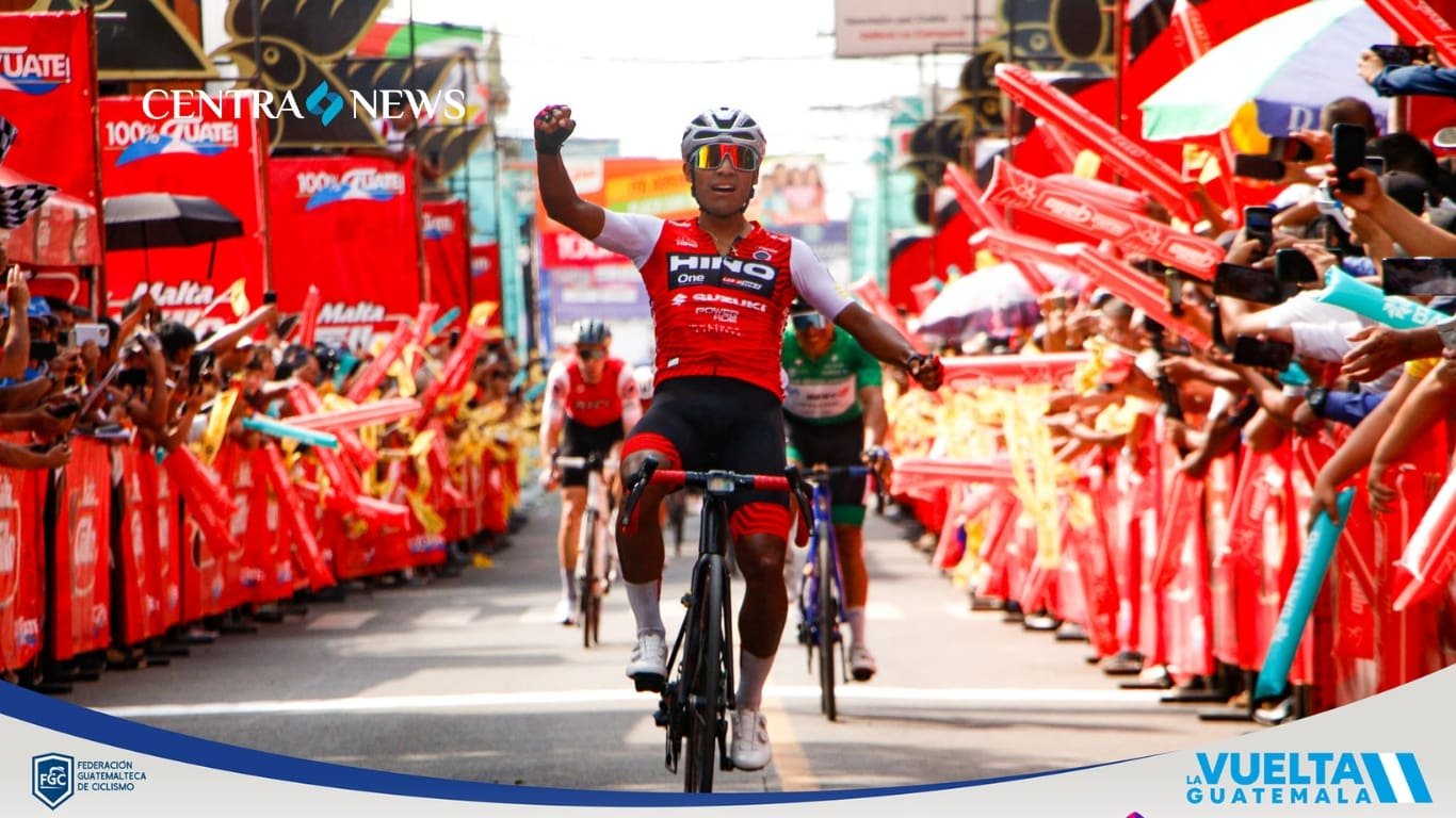 Sergio Chumil, el héroe en la Cuarta Etapa de la Vuelta a Guatemala