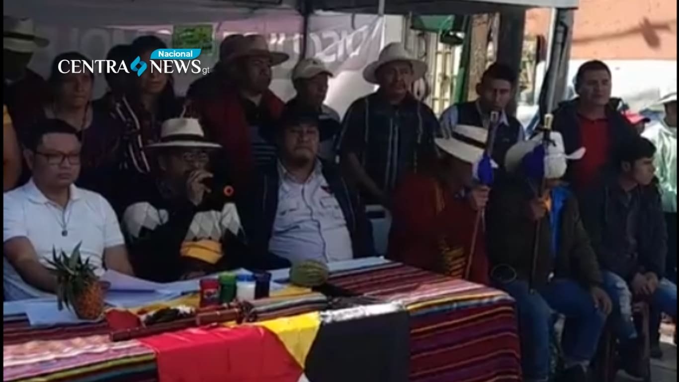 Anuncian marcha masiva en Guatemala, liderada por autoridades indígenas el 4 de diciembre