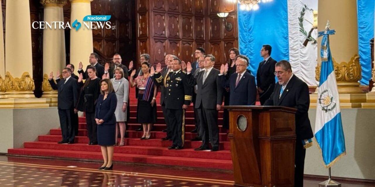 Presidente Bernardo Arévalo juramenta su Gabinete de Gobierno