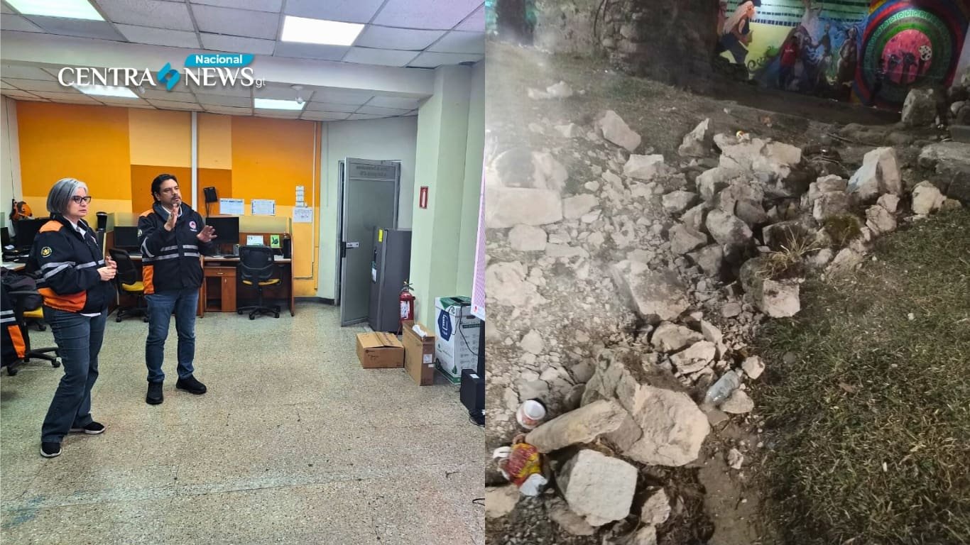 Sismo de 6 grados causa daños materiales en diversos municipios de Guatemala, según la Conred