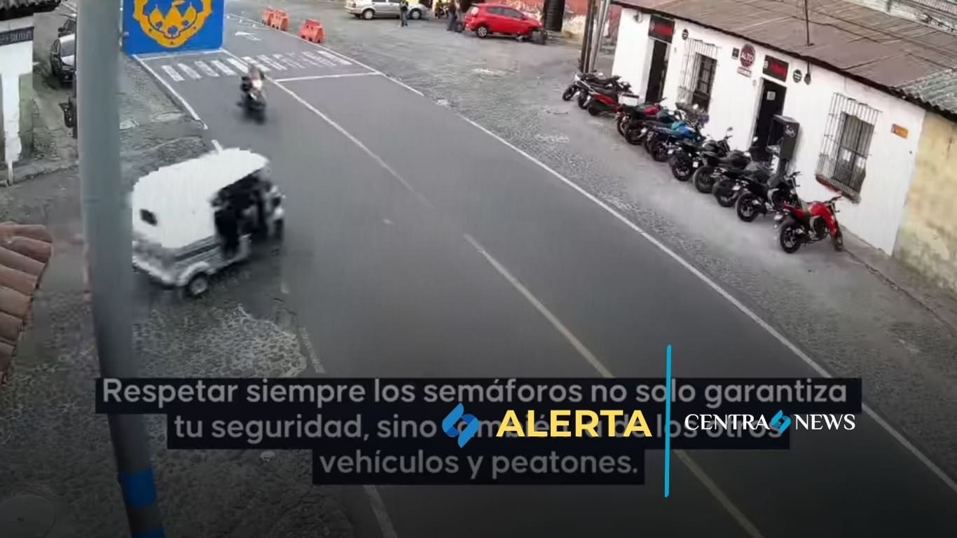 VÍDEO Accidentes por no respetar