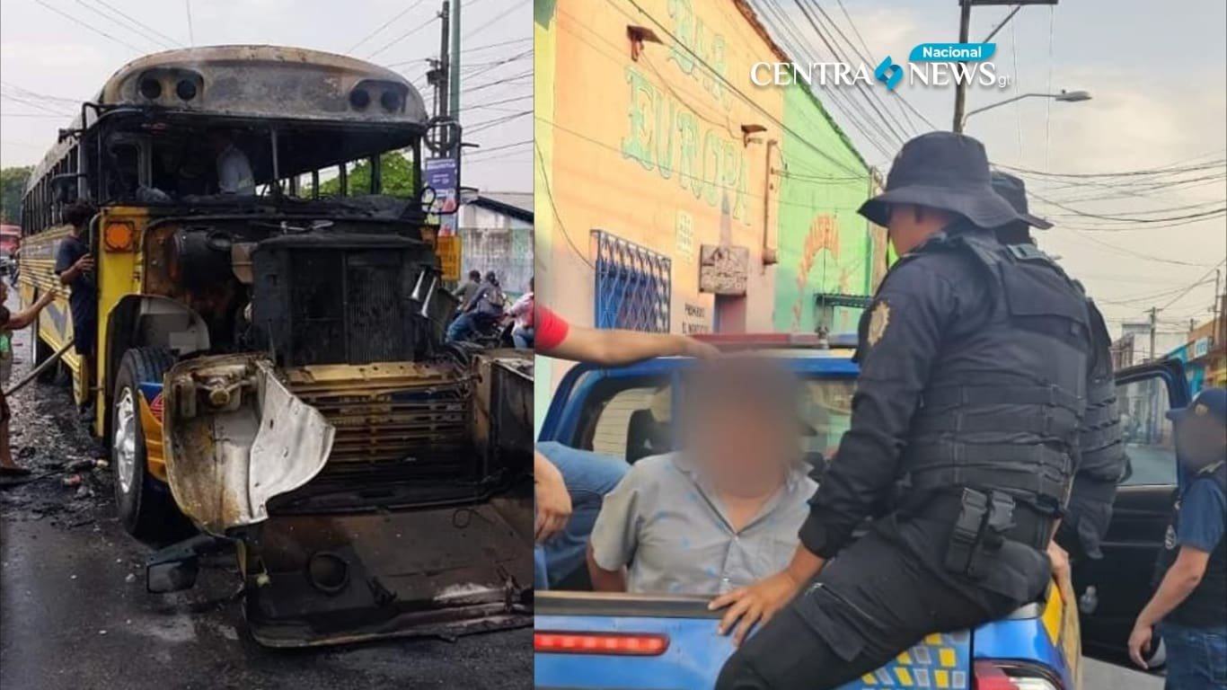 Atentado bus en escuintla