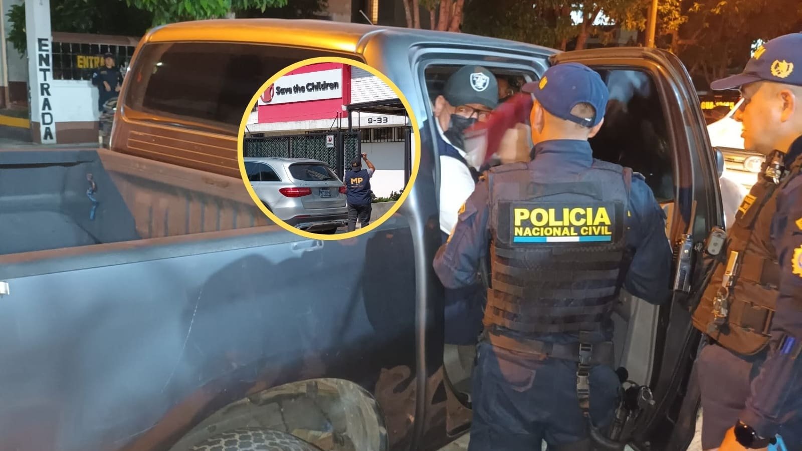 Tras cinco horas de allanamiento, FECI secuestra documentaciónen Save the Children