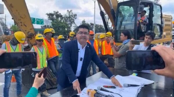 CEBCO proteme reinicio de la construcción del paso a desnivel en la calzada Roosevelt