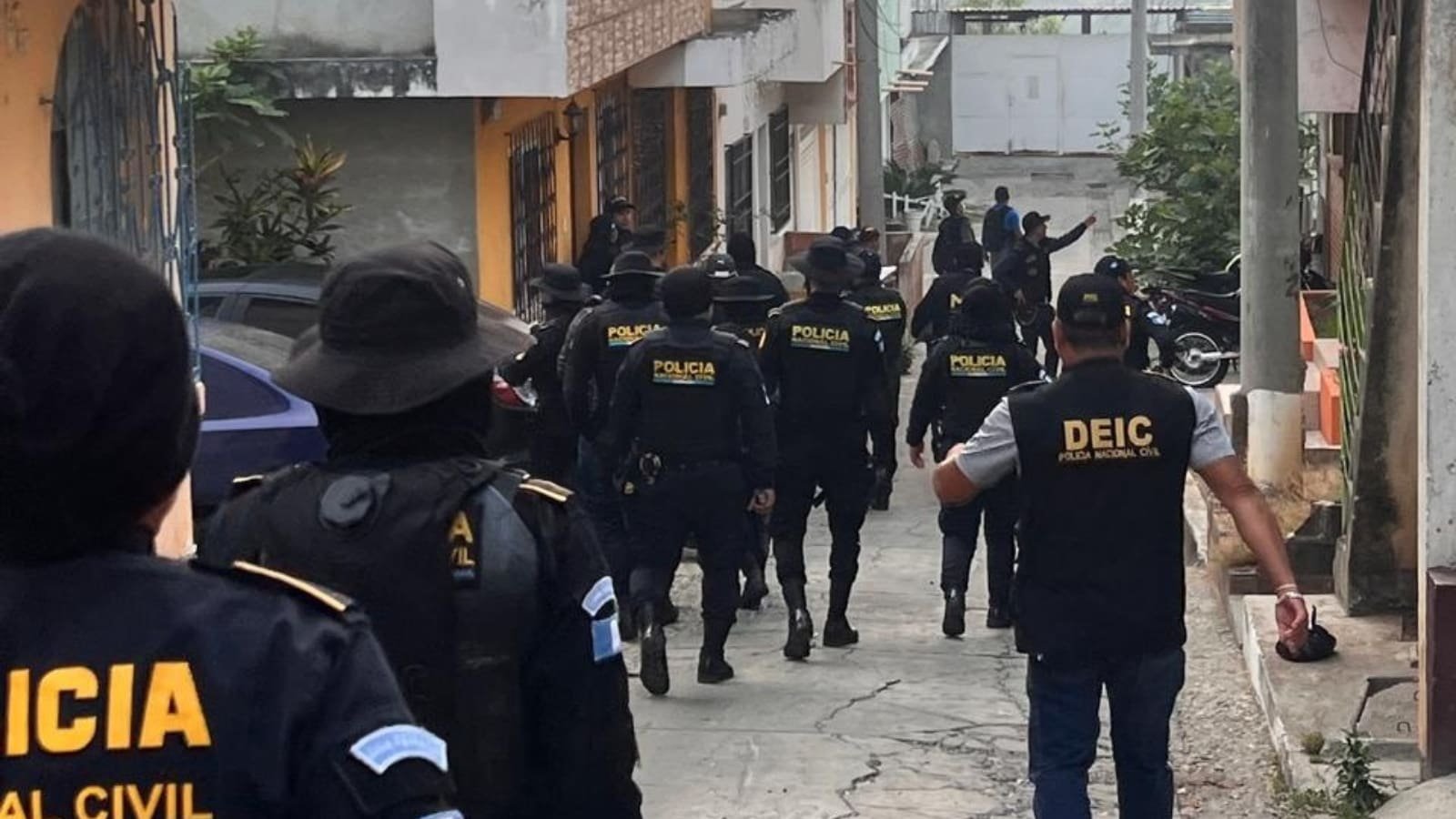 Masivo operativo antiextorsiones en ocho departamentos de Guatemala
