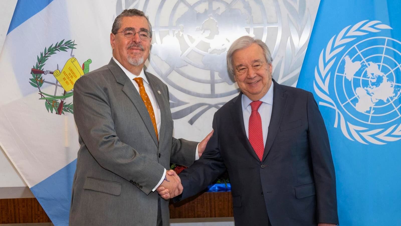 Arévalo y Gutérres se reunen para fortalecen la cooperación entre Guatemala y la ONU