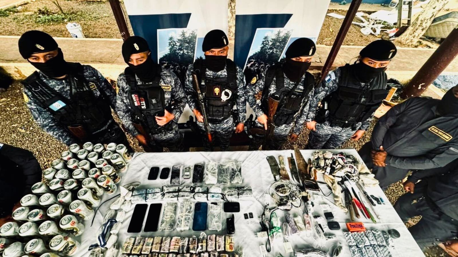 Contrabando de lujo hallado en El Infiernito Licores, dinero y más