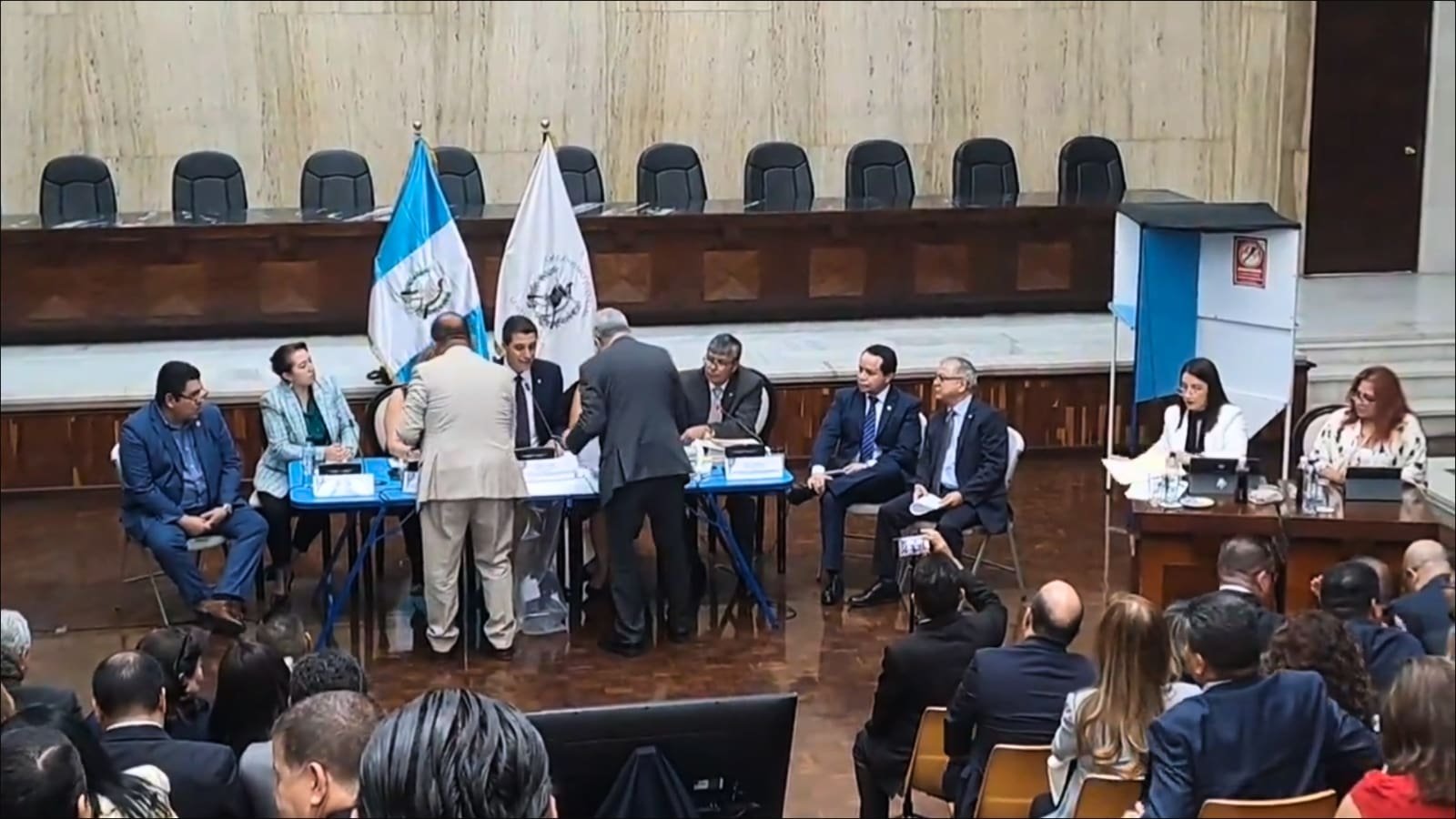 Magistrados de apelaciones eligen representantes para Comisión de Postulación