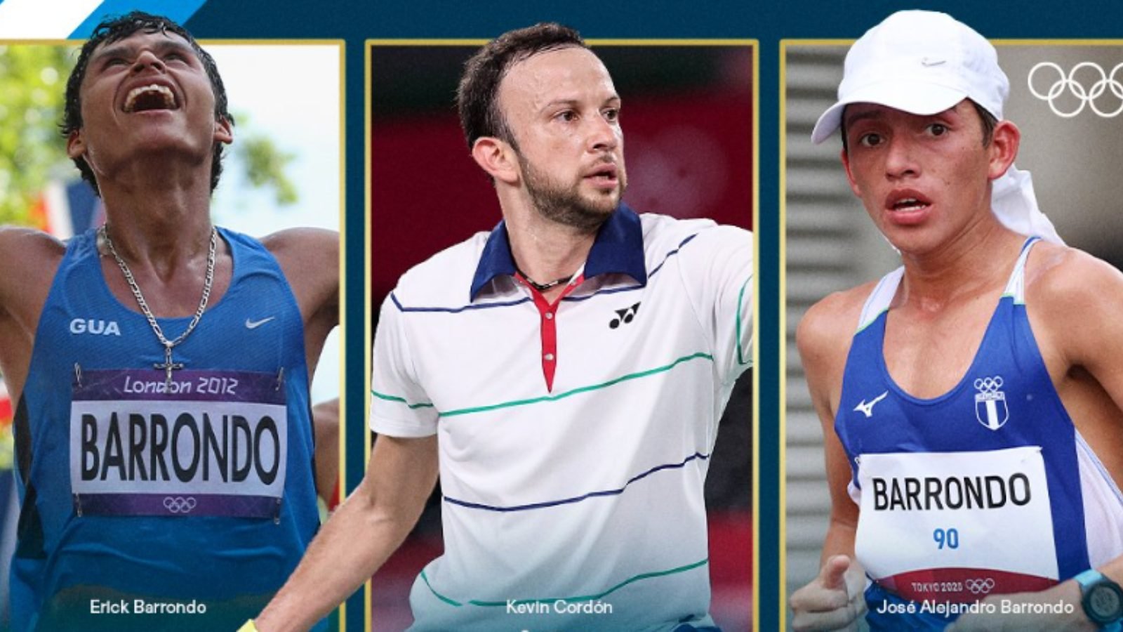 Estos son los atletas guatemaltecos que participarán en los Juegos Olímpicos de París 2024