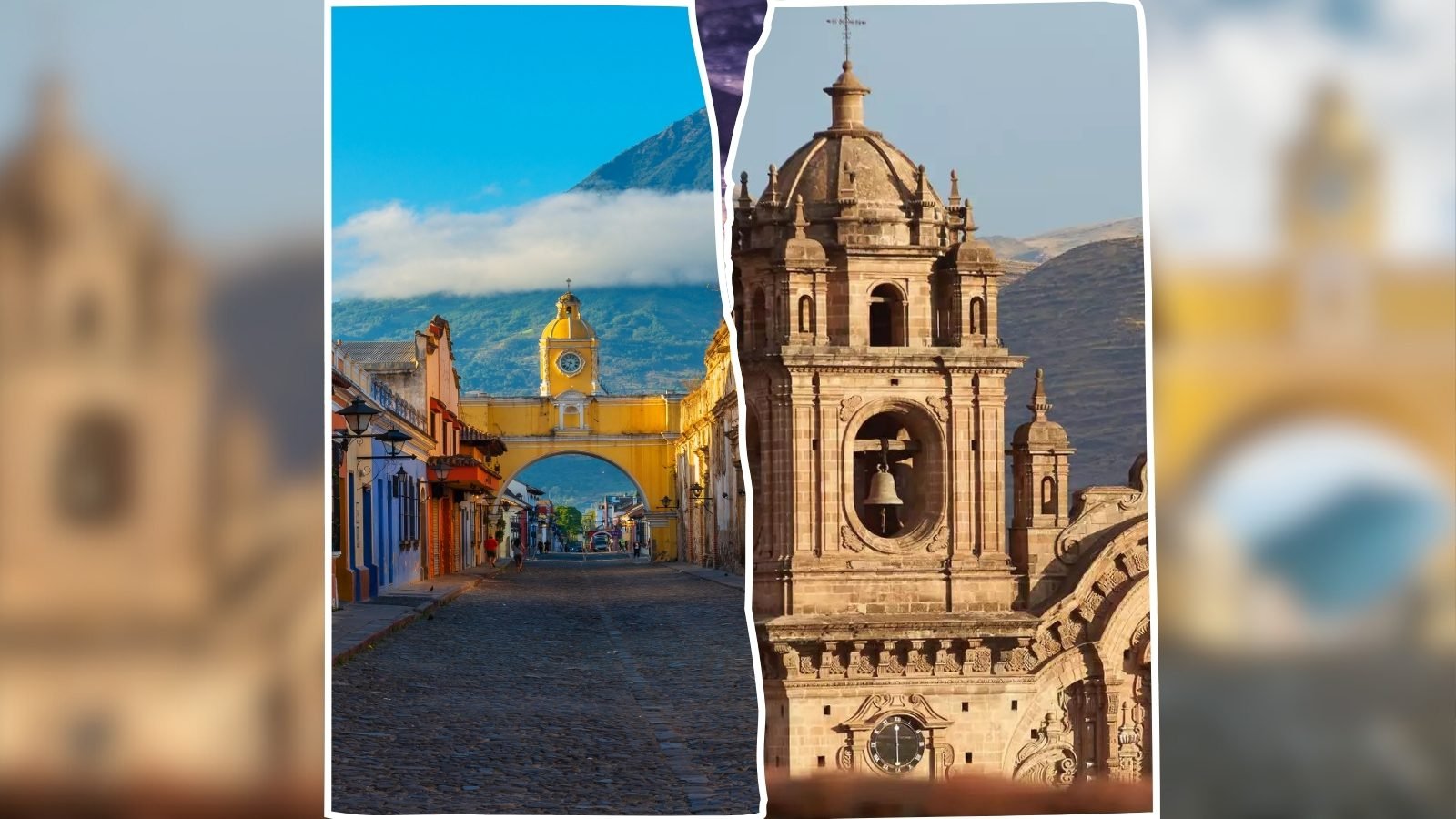 Las mejores ciudades de América Central y del Sur según Travel + Leisure en 2024 Antigua Guatemala en SEGUNDO lugar