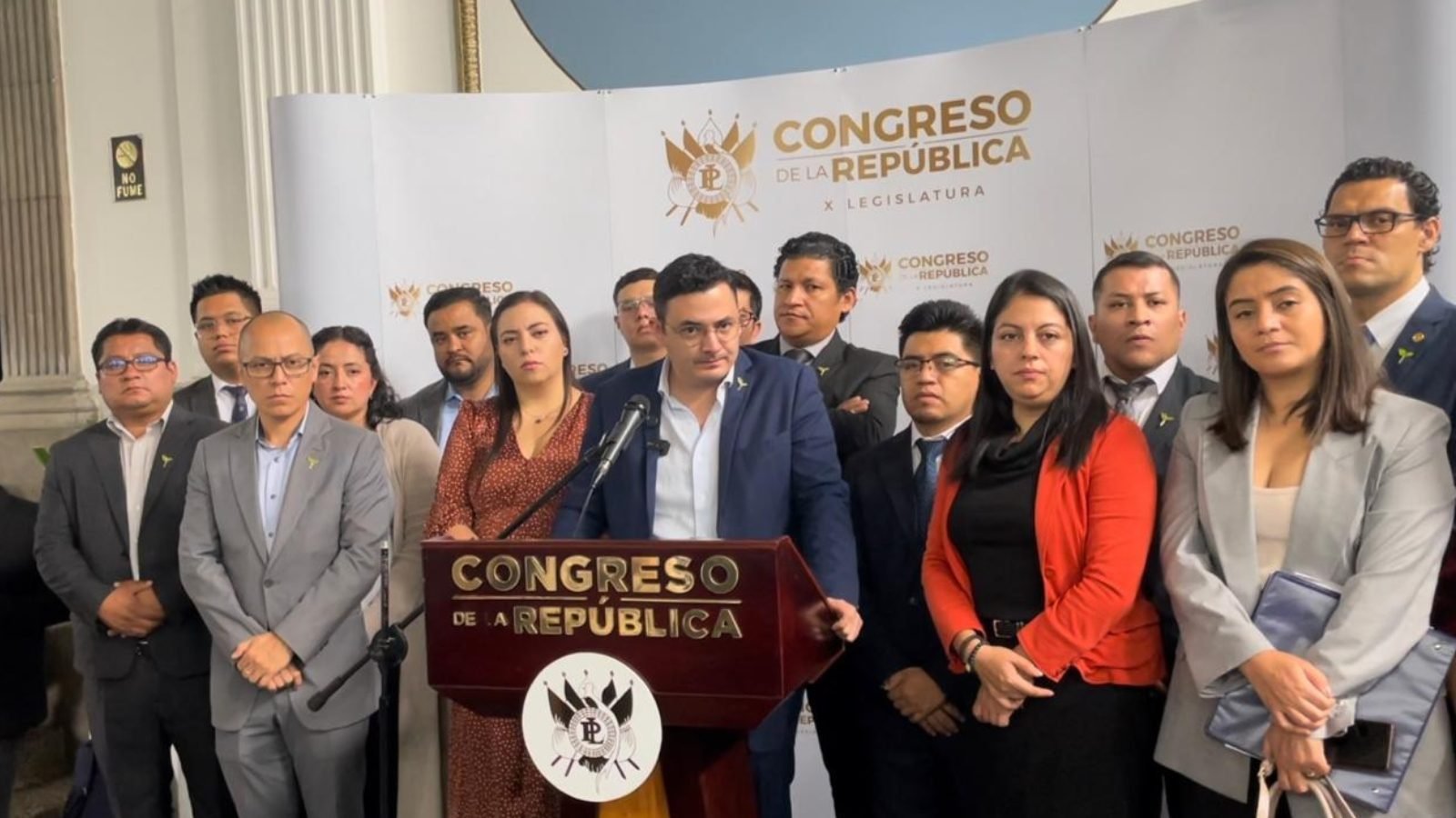 Bancada Semilla reacciona a la solicitud de antejuicio en contra del presidente Bernardo Arévalo