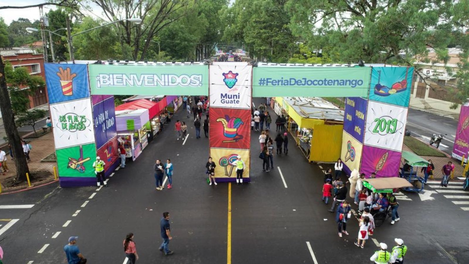 Comienza la instalación de puestos para la Feria de Jocotenango
