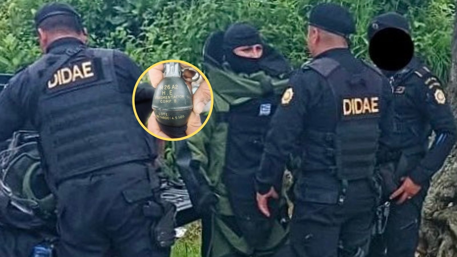 Hallan granadas en Chinautla destinadas a ataques contra buses