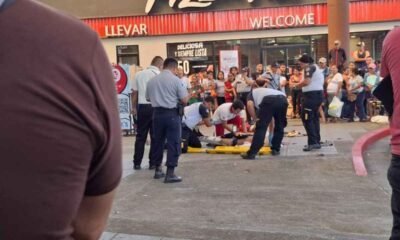 Accidente en Retalhuleu trabajador cae desde 15 metros en centro comercial