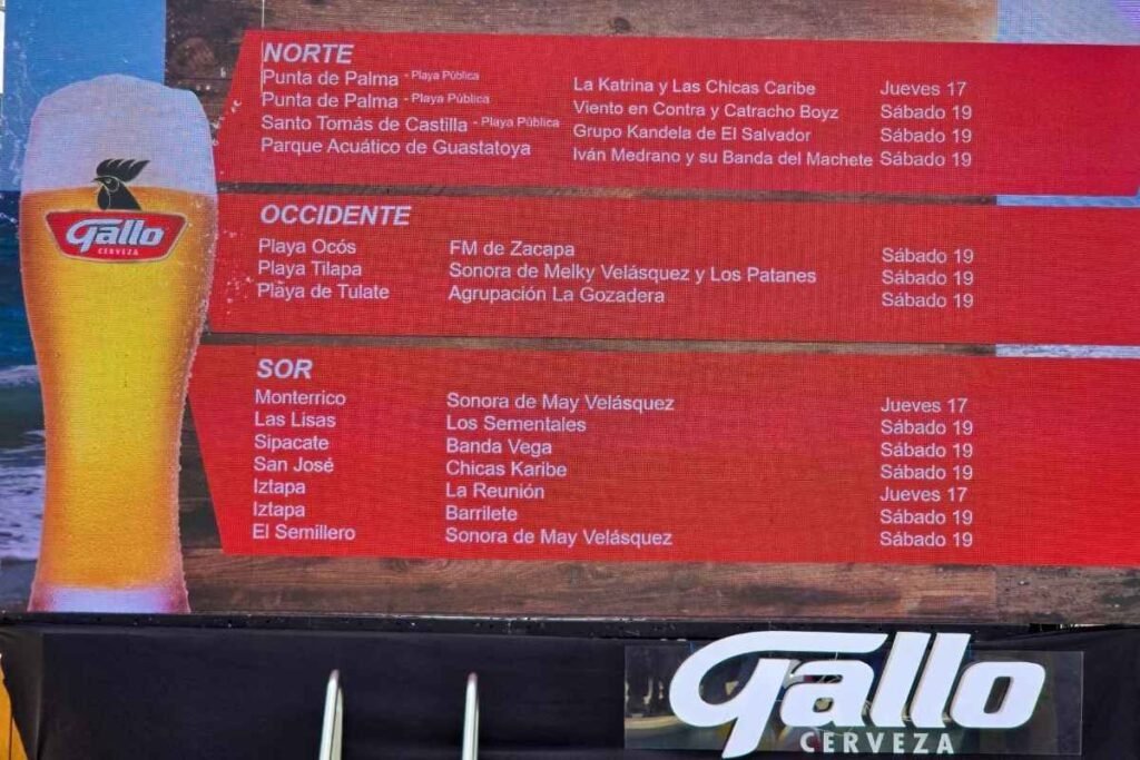 Para no perderte ningún detalle, sigue la cobertura en las redes sociales oficiales de Cerveza Gallo y prepárate para disfrutar de la mejor temporada del año.