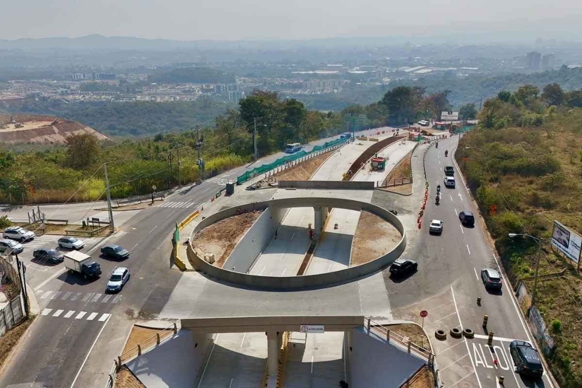 Así es el nuevo paso a desnivel en Mixco que será habilitado pronto