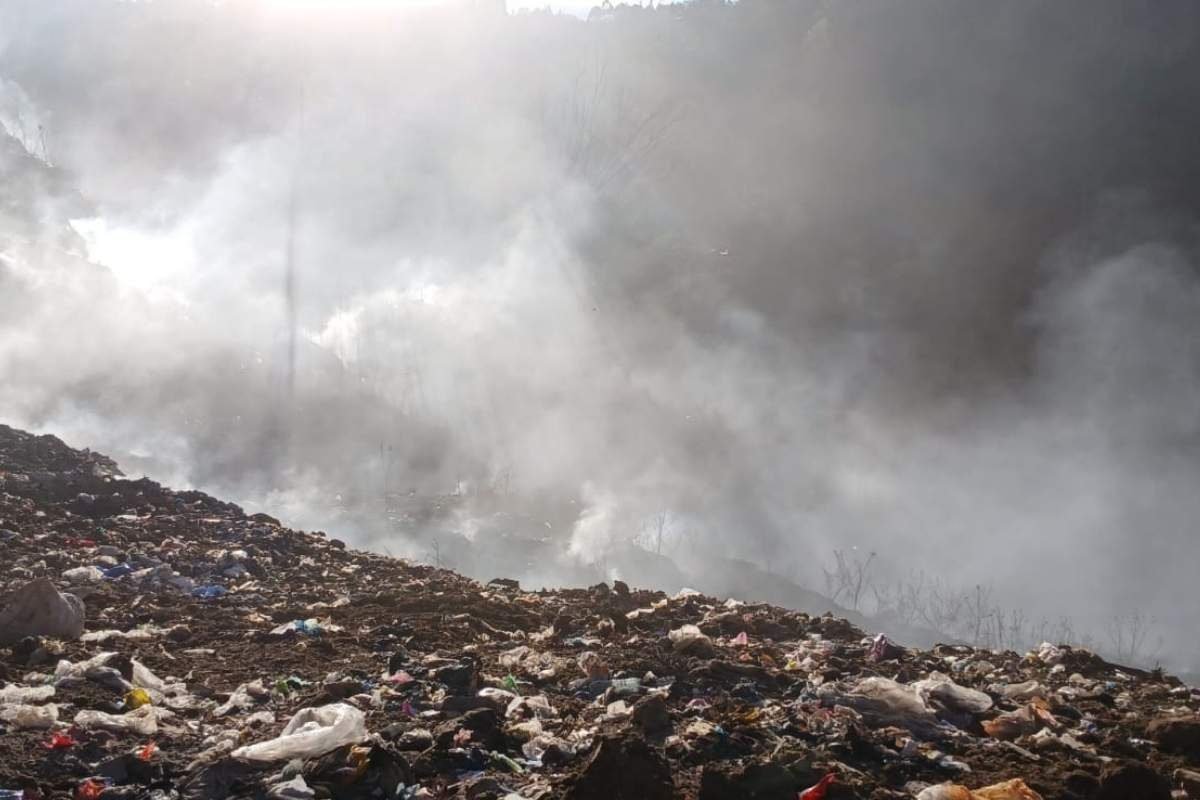 Incendio en vertedero de AMSA 48 horas de emergencia y aire contaminado