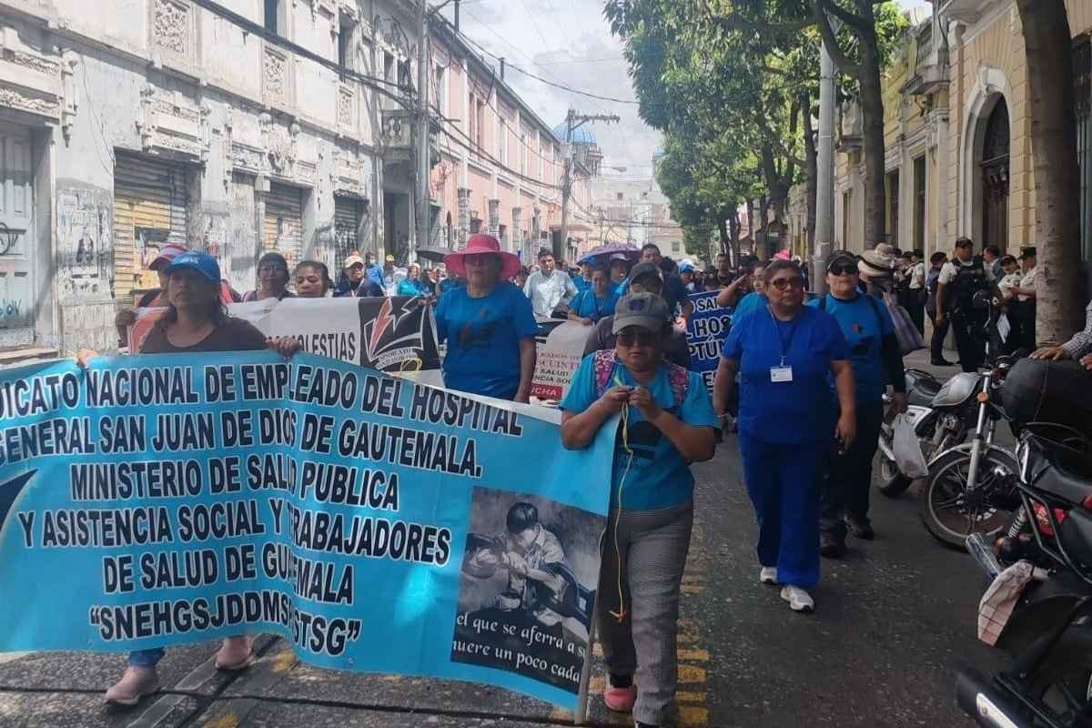 Estos son los puntos donde habrá manifestaciones por parte del Sindicato Nacional San Juan de Dios