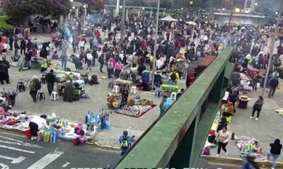 Sindicatos del magisterio realizan manifestaciones en la Ciudad de Guatemala