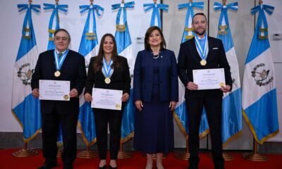 Otorgan la Orden Vicepresidencial a Adriana Ruano, Jean Pierre Brol y Jaime Viñals