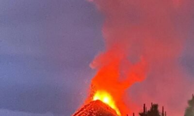 Volcán de Fuego entra en fase efusiva con emisión de lava, incandescencia y sonidos prolongados