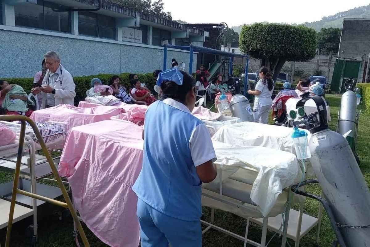 Hospital de Amatitlán suspende servicios por daños tras sismos