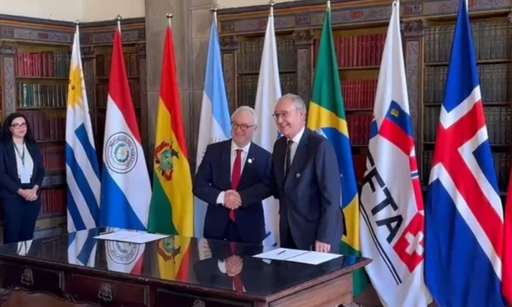 Mercosur y bloque europeo EFTA firman histórico acuerdo de libre comercio
