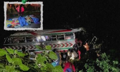 Autobús cae a barranco en la Interamericana y deja al menos nueve fallecidos