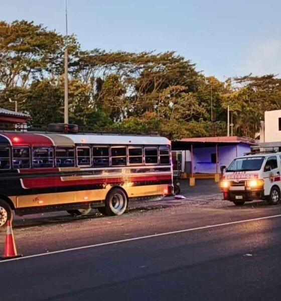 Ataque armado hiere a cuatro en bus del Pacífico