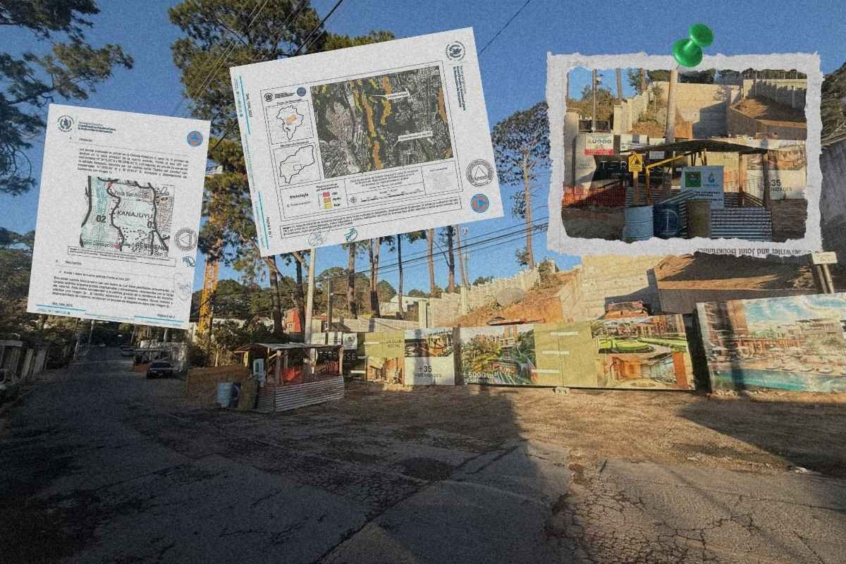 Kanajuyú 2 al límite vecinos de zona 16 exigen frenar torres hasta resolver riesgo vial, pluvial y ambiental