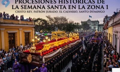 Procesiones históricas que transforman la Zona 1 en Semana Santa