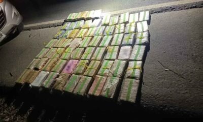 Decomiso de cocaína en Izabal autoridades localizan 65 paquetes y armas durante operativo