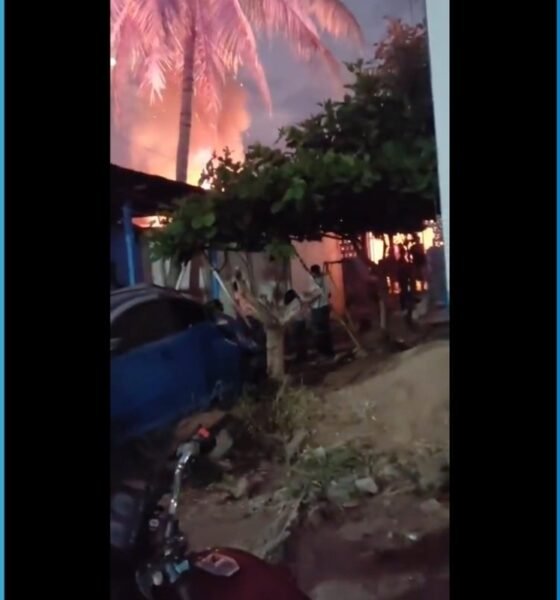 San Marcos incendio en escuela deja bomberos heridos y cuatro detenidas