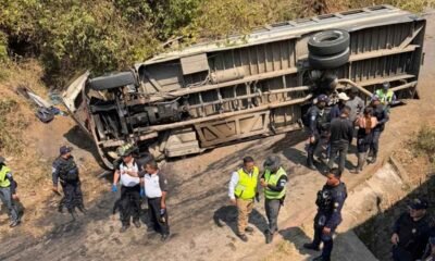 Transportistas se pronuncian tras accidente de bus en Amatitlán